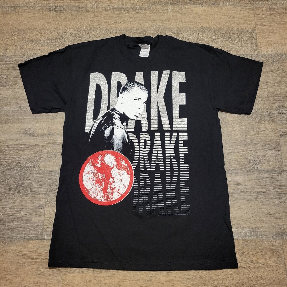 2010 Drake Light Dreams And Nightmares Tour T Shirt Adult Medium Black Music Rap